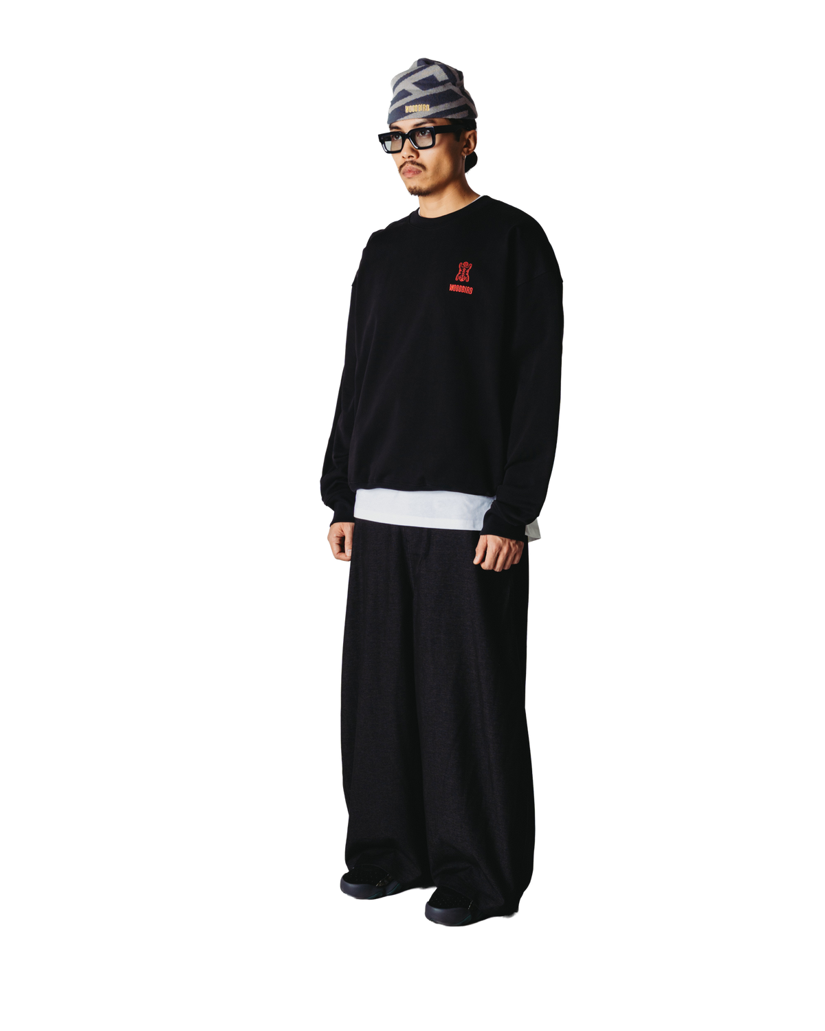 WOODBIRD - WBDuke Tiger Crew Sweats Black