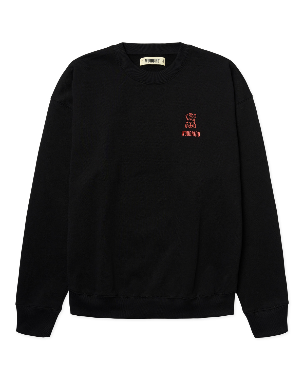 WOODBIRD - WBDuke Tiger Crew Sweats Black