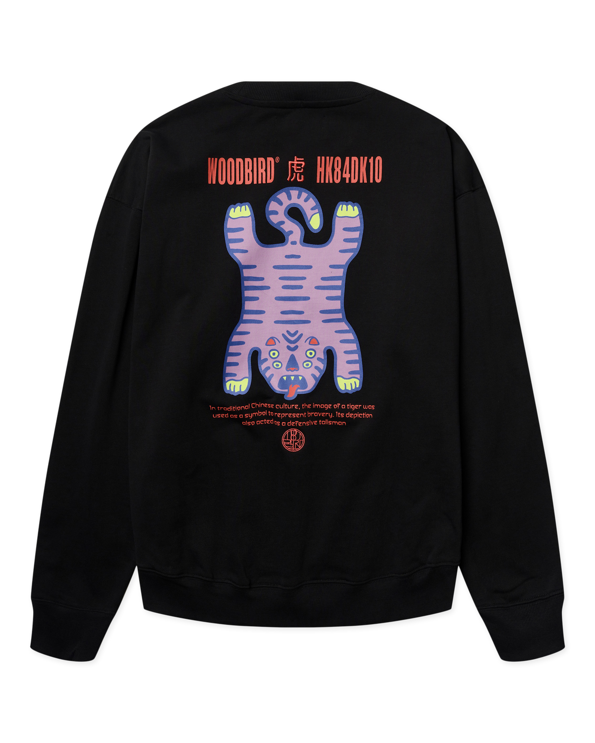 WOODBIRD - WBDuke Tiger Crew Sweats Black