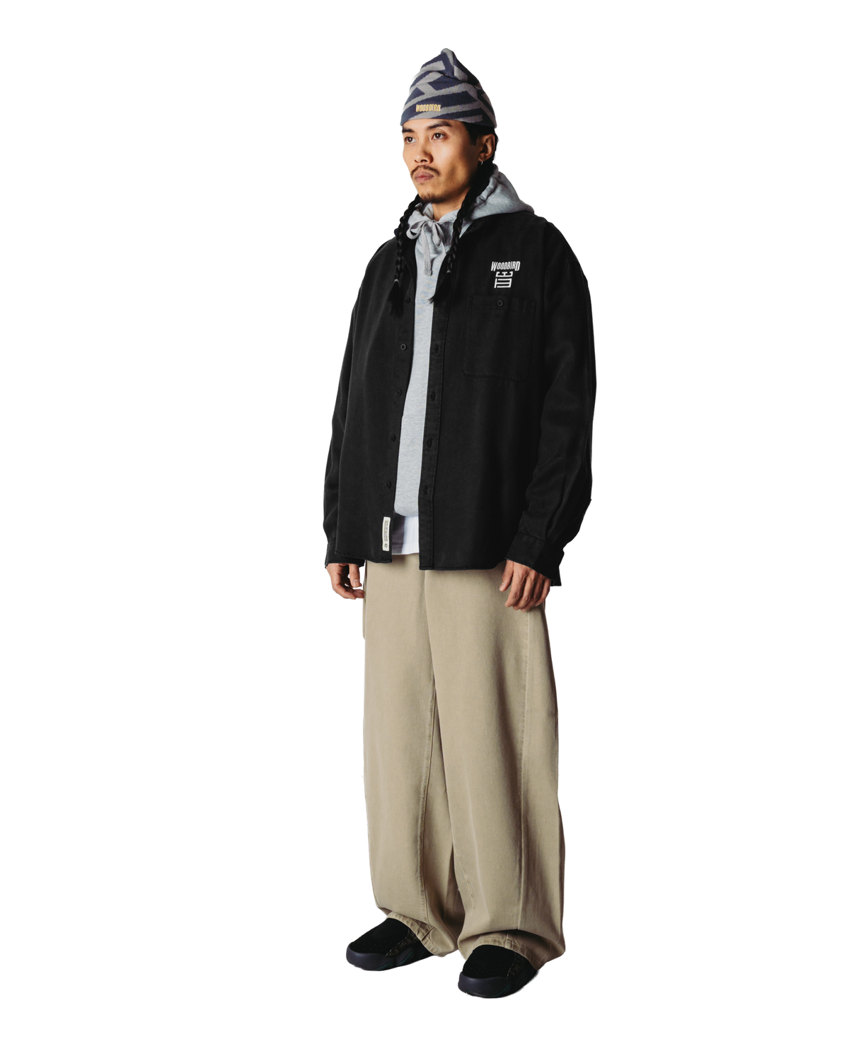 WOODBIRD - WBJong Denim Shirt Black