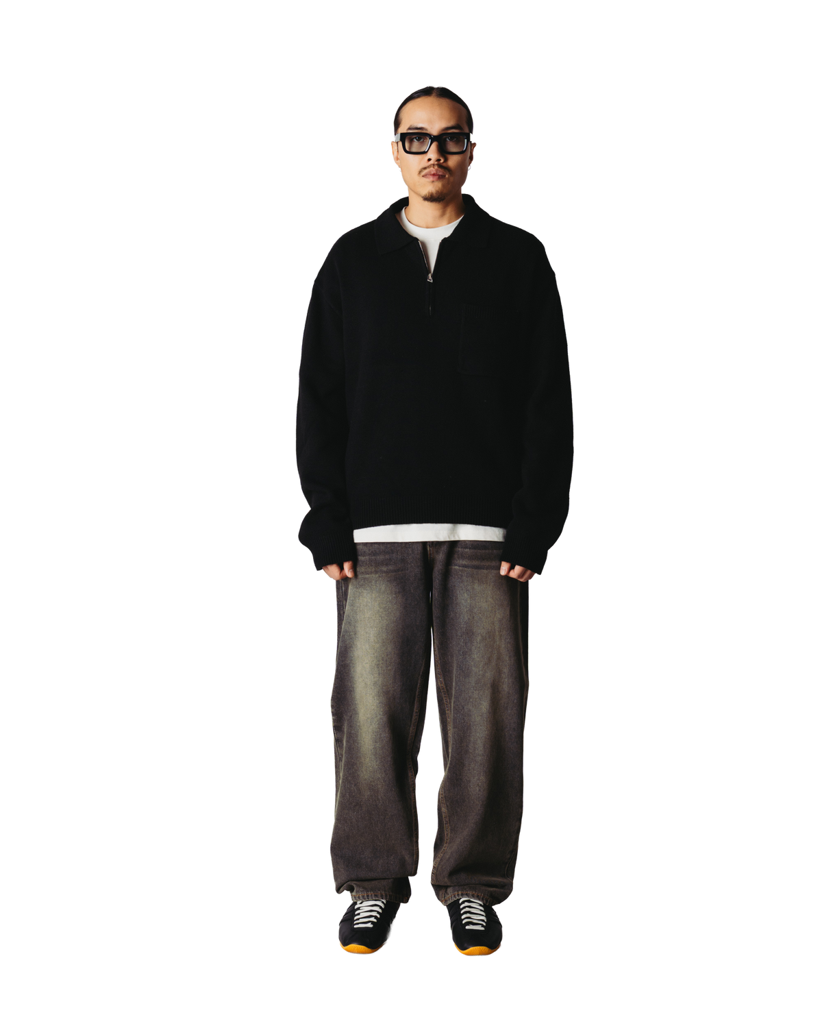 WOODBIRD - WBKANG 1/2 ZIP POLO