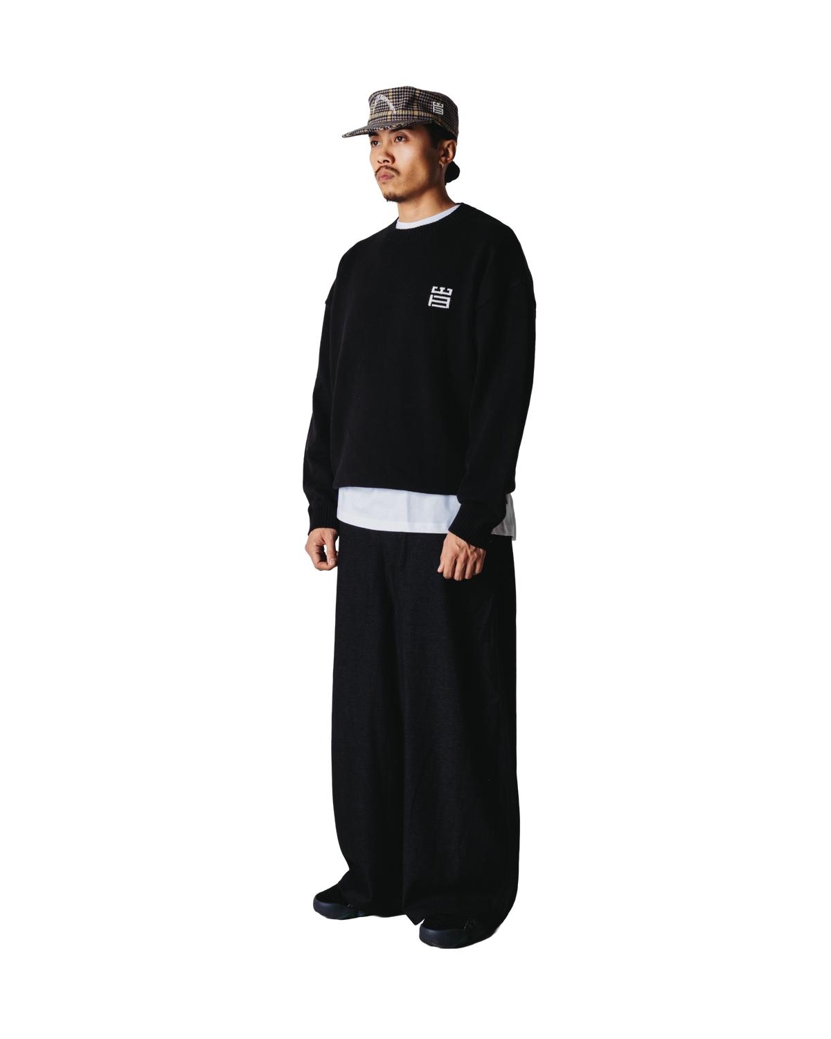 WOODBIRD - WBKurt Stamp Crew Black