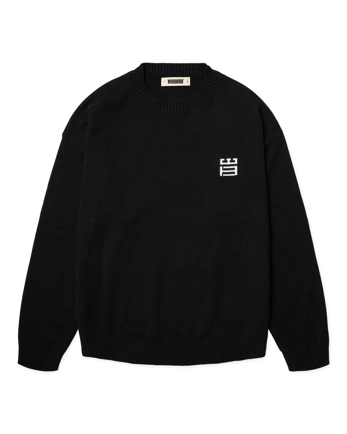WOODBIRD - WBKurt Stamp Crew Black