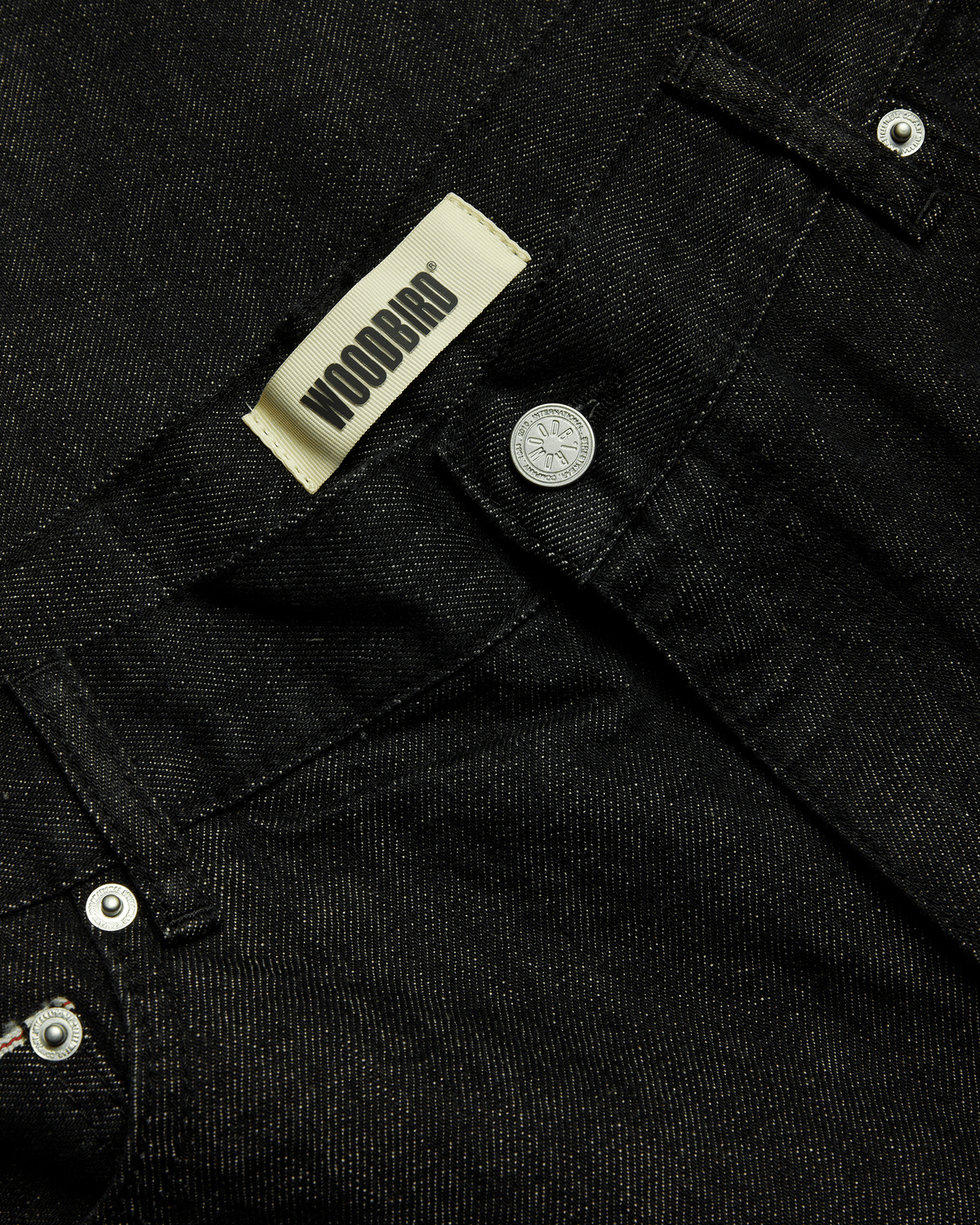 WOODBIRD - WBLeroy Selvedge Jeans Black