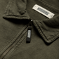 WOODBIRD - WBLoke Washed Zip Polo Dark Olive