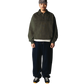 WOODBIRD - WBLoke Washed Zip Polo Dark Olive