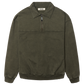 WOODBIRD - WBLoke Washed Zip Polo Dark Olive