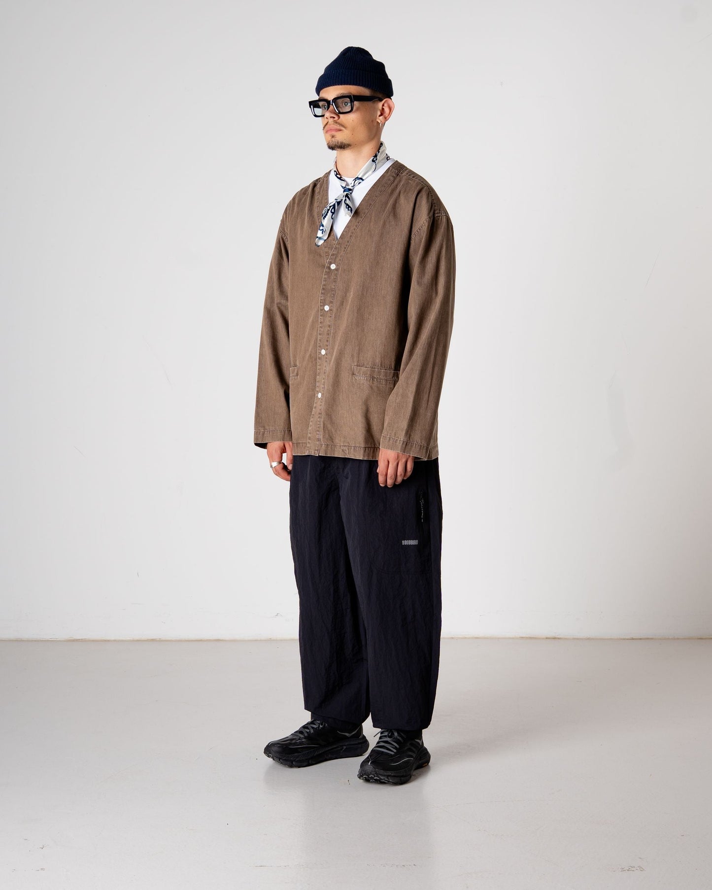 WOODBIRD - WBMoon Washed Shirt Brown