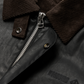 WOODBIRD - WBPing Waxed Short Jacket Black