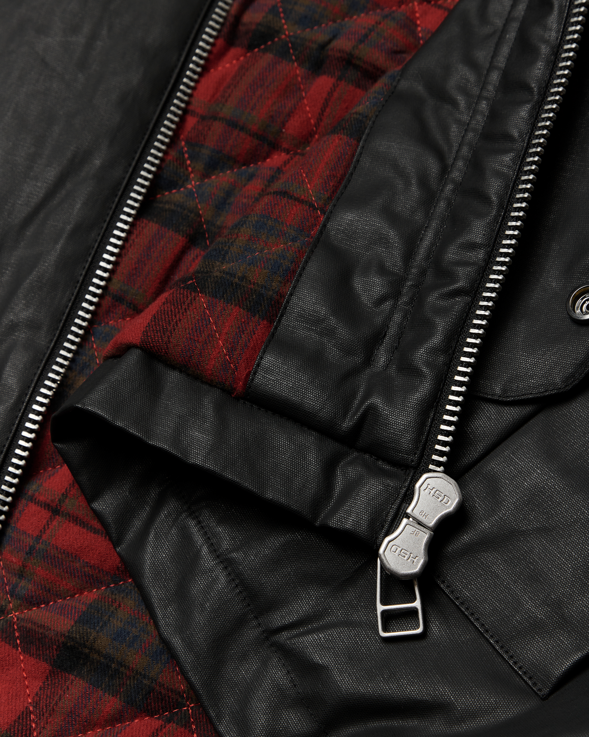 WOODBIRD - WBPing Waxed Short Jacket Black