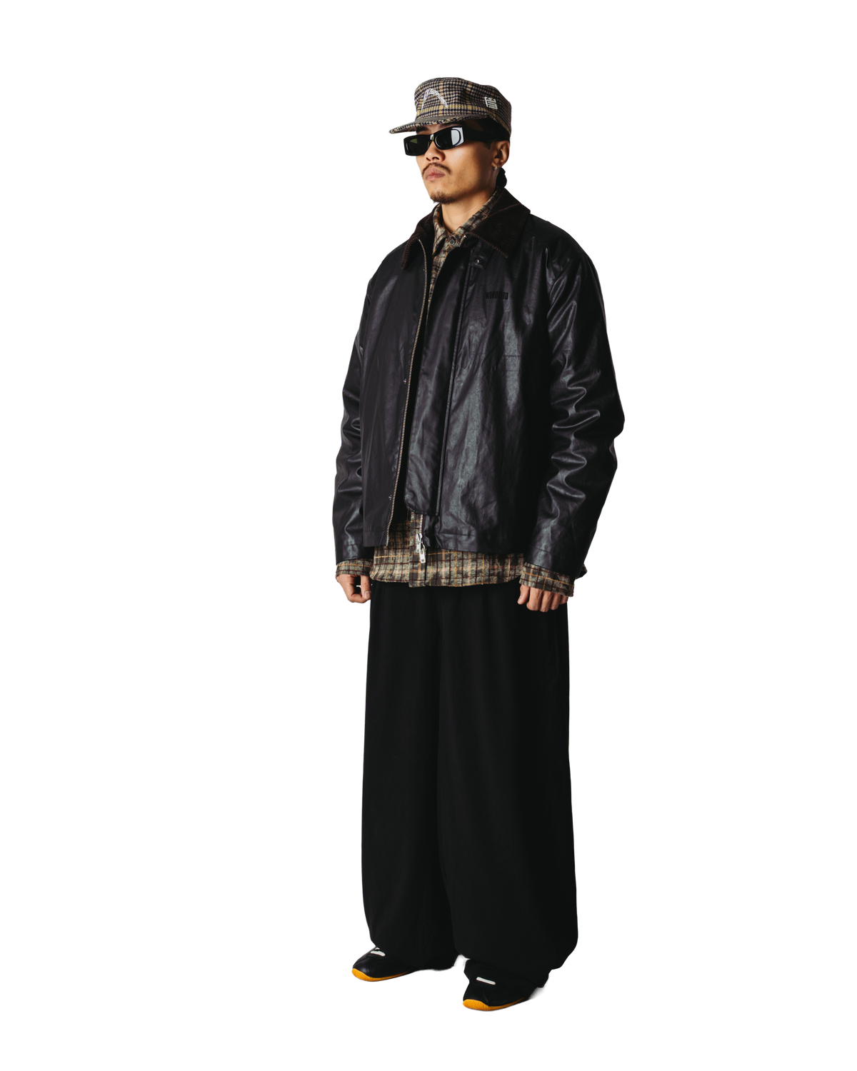WOODBIRD - WBPing Waxed Short Jacket Black
