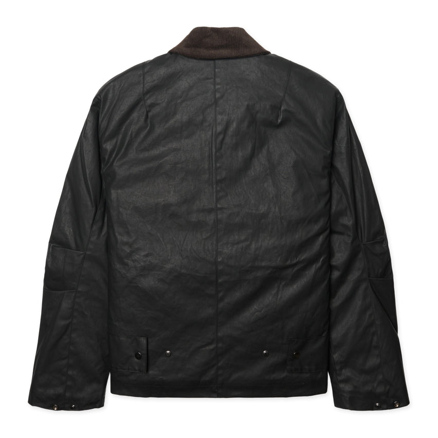WOODBIRD - WBPing Waxed Short Jacket Black