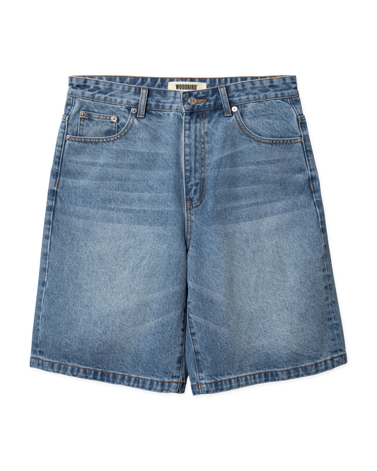 WOODBIRD - WBRami Orig Shorts Blue Washed