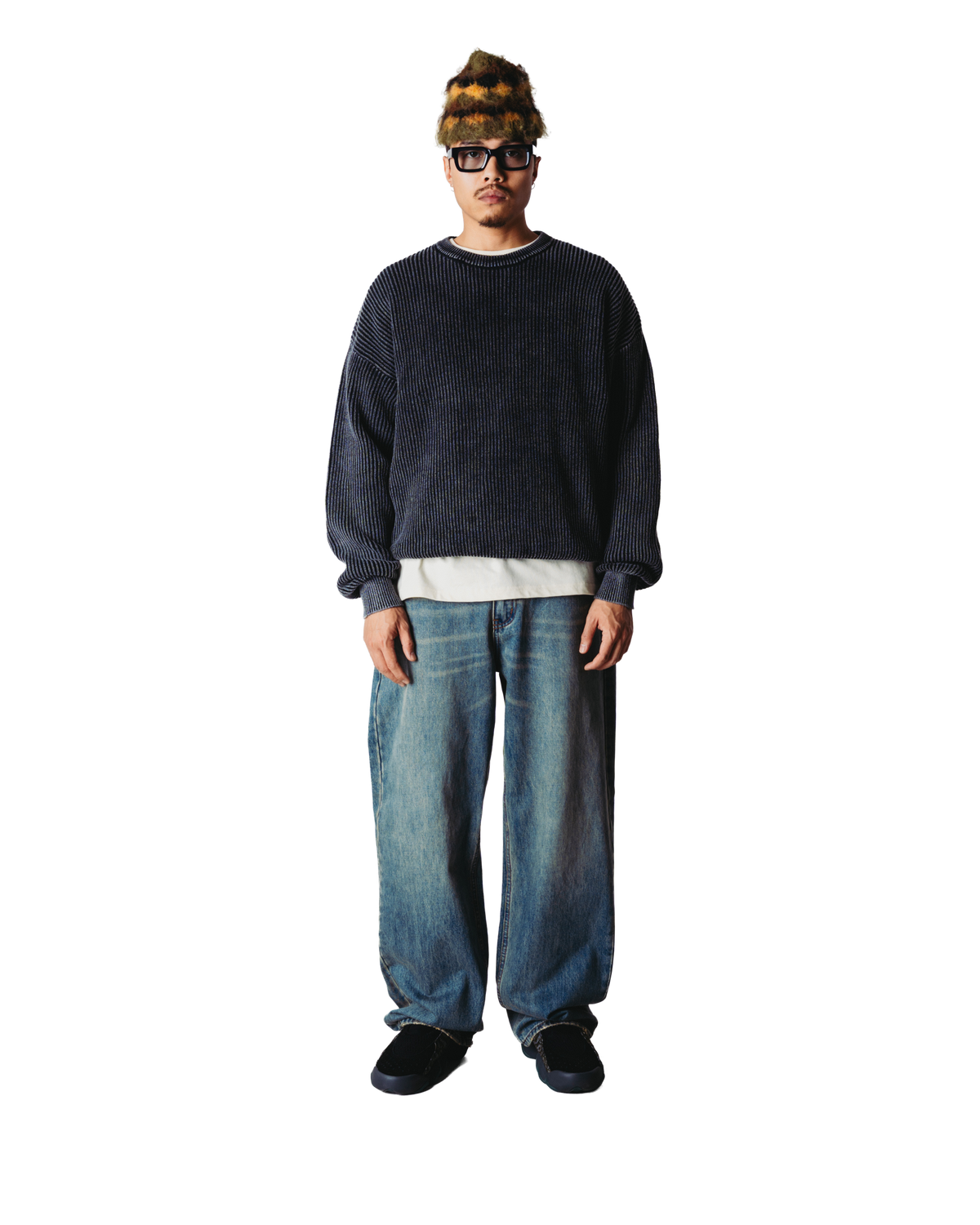 WOODBIRD - WBSake Washed Crew Black