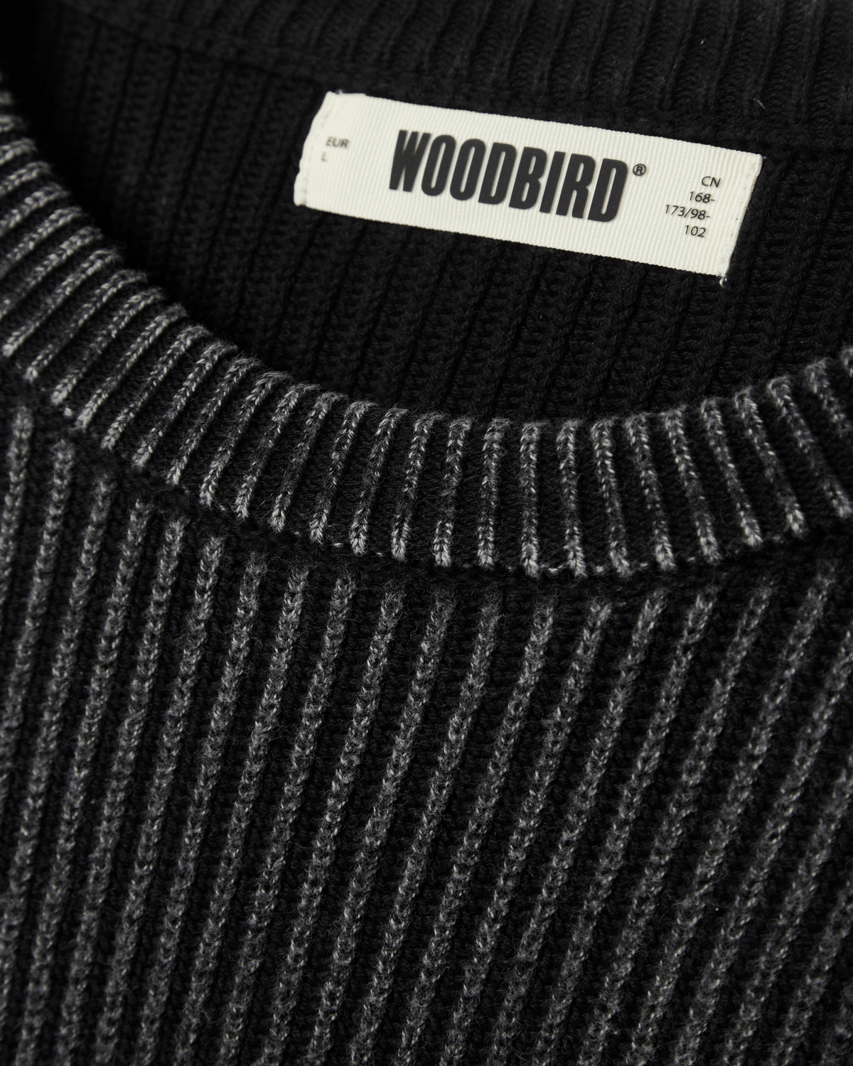 WOODBIRD - WBSake Washed Crew Black