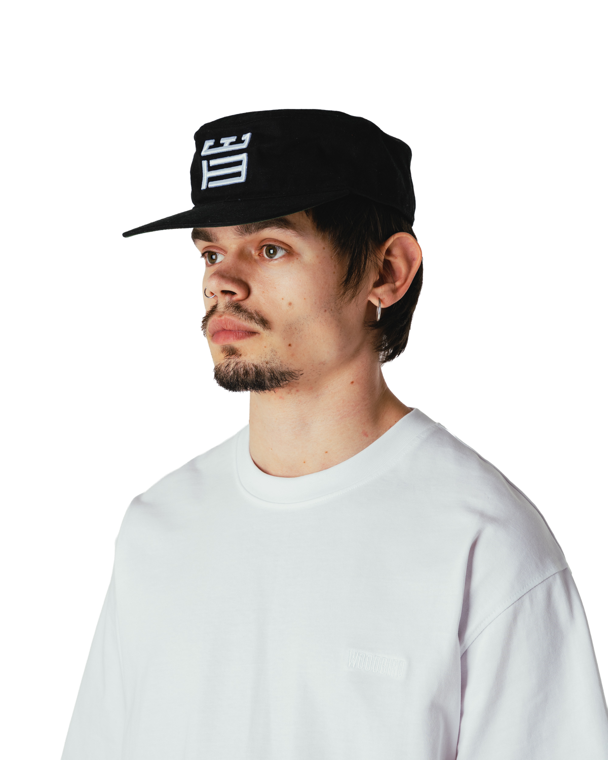 WOODBIRD - WBYin Pillbox Cap Black