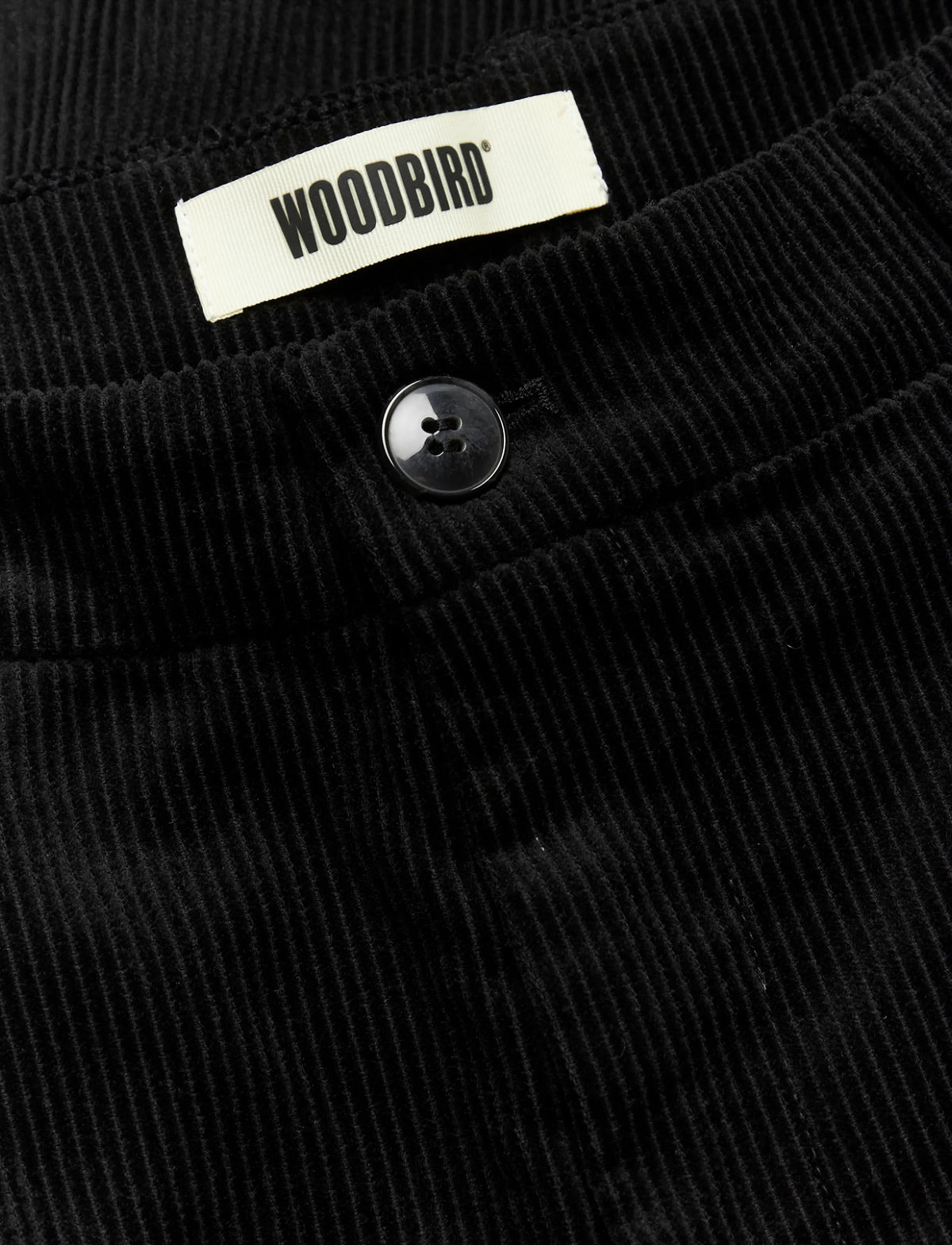 WOODBIRD - WBBin Cord Pants Black