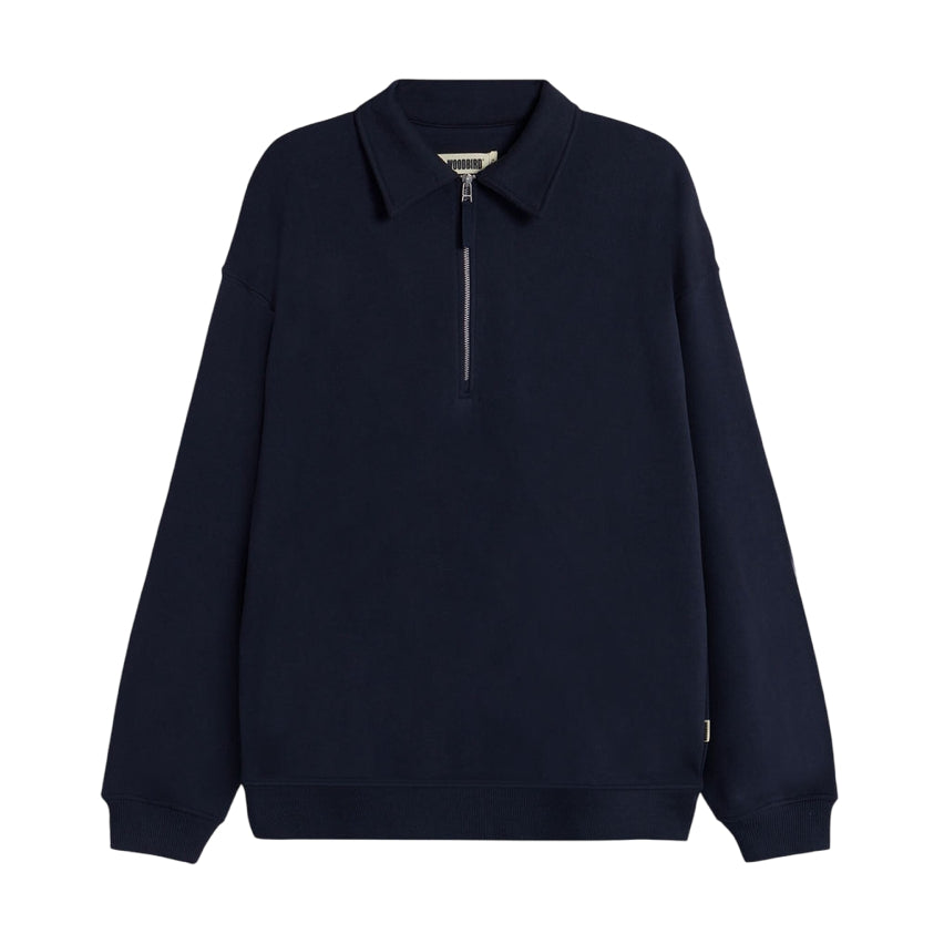 WOODBIRD - WBTom Zip Polo Navy
