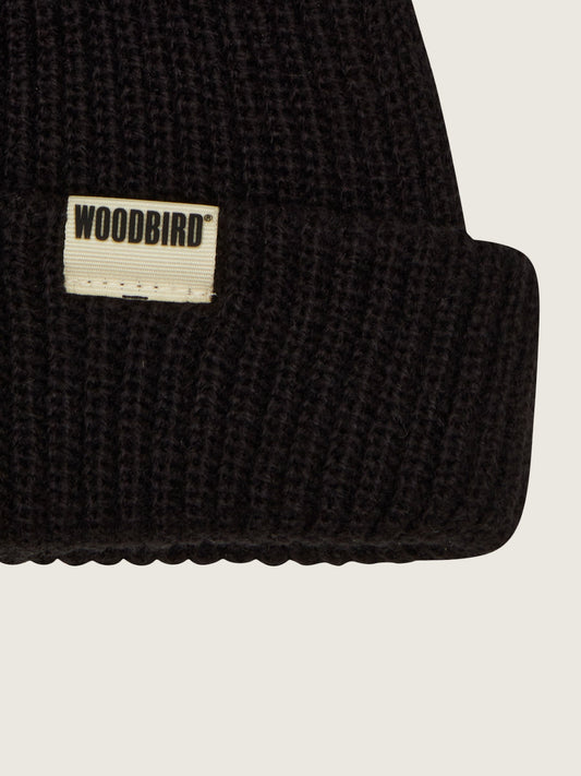 WOODBIRD - WBYeta Sport Beanie Black
