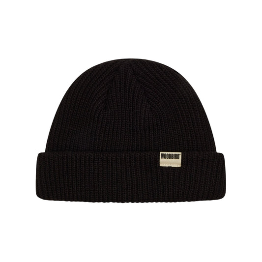 WOODBIRD - WBYeta Sport Beanie Black
