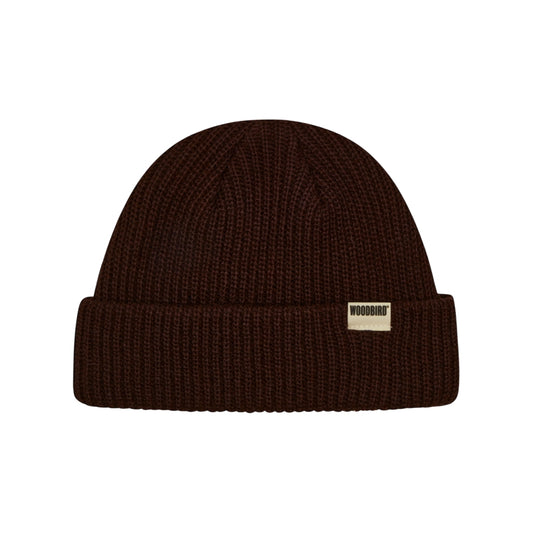 WOODBIRD - WBYeta Sport Beanie Chocolate Brown