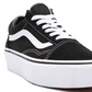 VANS - Old Skool Platform Black/White