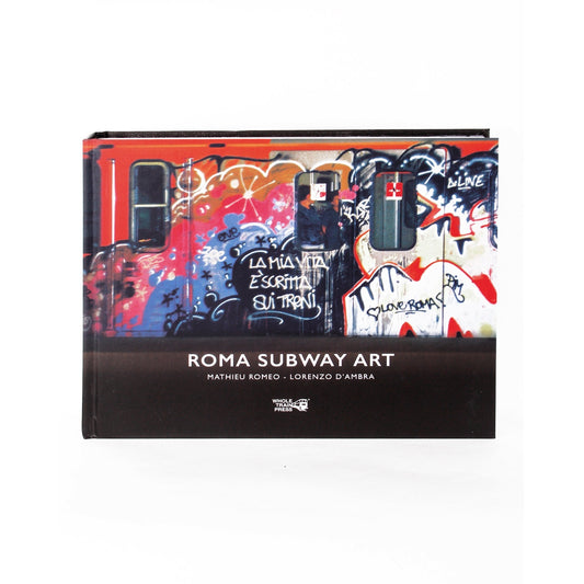 30 anni di graffiti sulla metropolitana di Roma racchiusi in 432 pagine, con testi e interviste di 90 tra i writers più prolifici della scena romana.